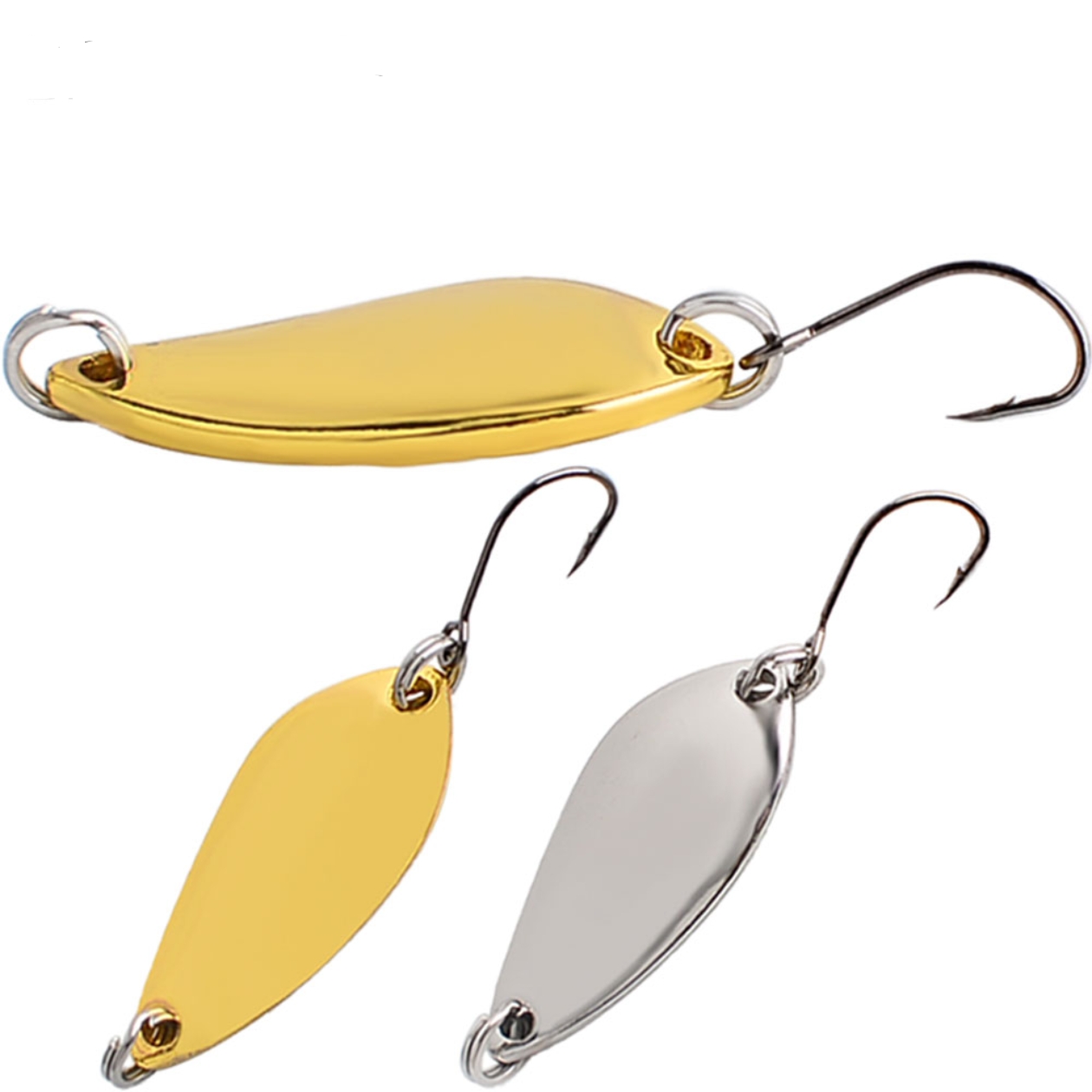 Fishing Lure Crankbait - 12pcs Metal Spoon Spinner Lure 2.5g