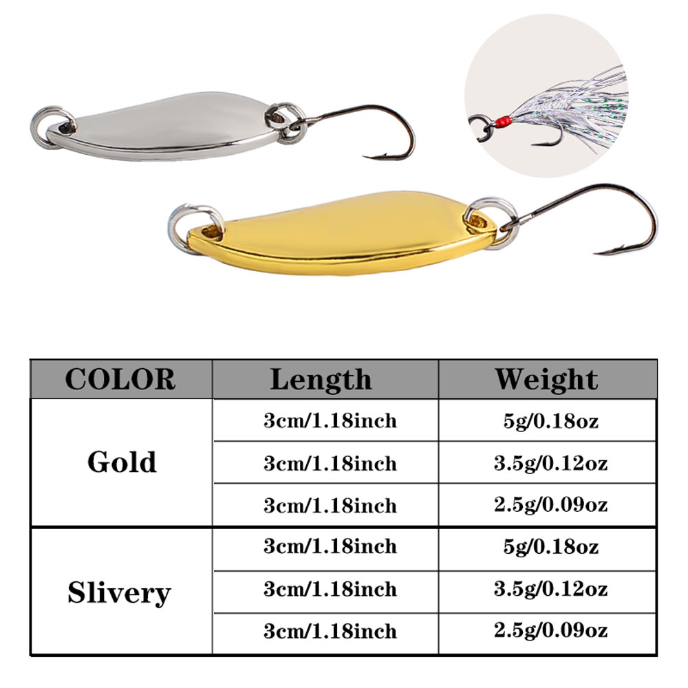 12pcs Metal Spoon Spinner Lure - Fishing Lure Crankbait 리뷰 및 가격