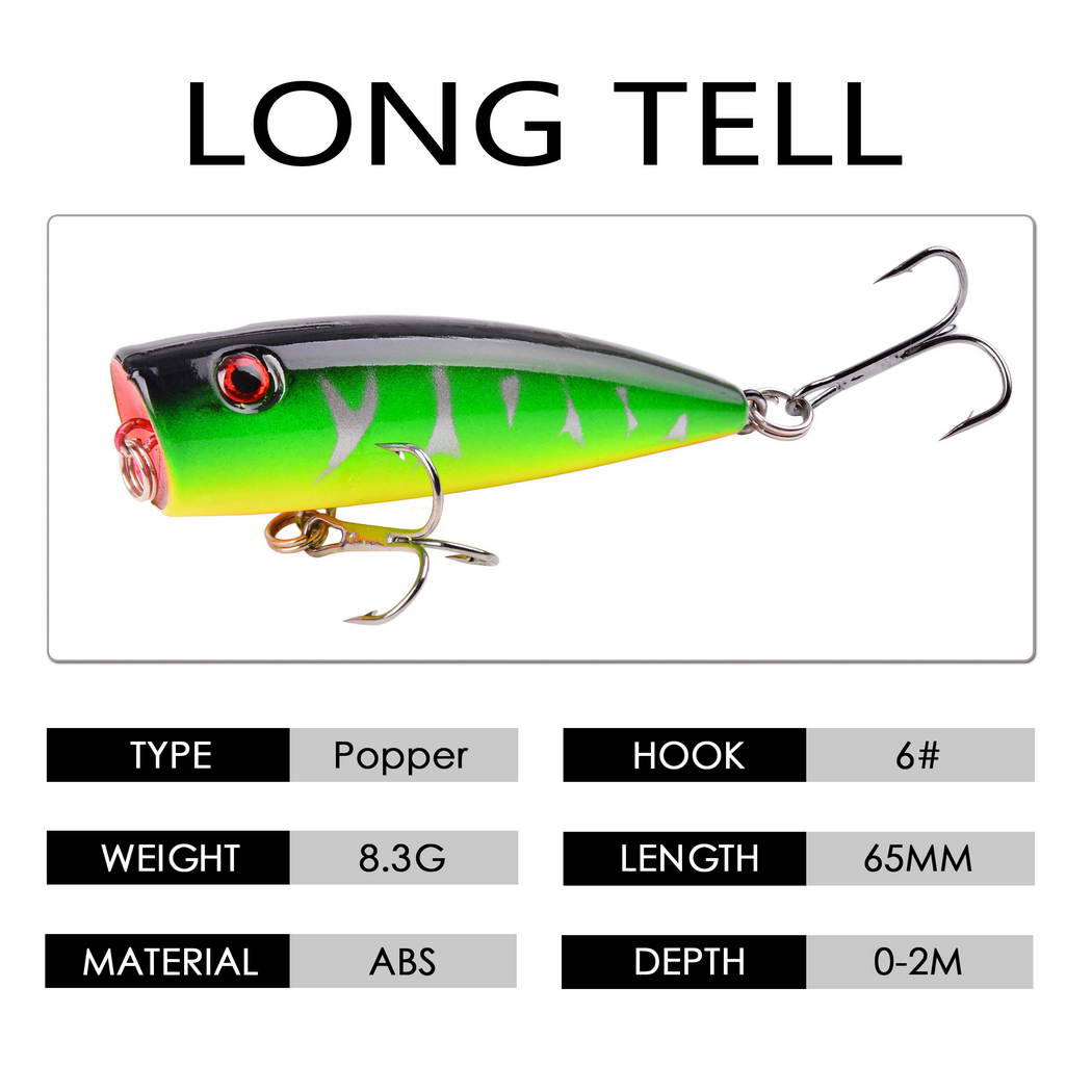 5pcs 9g 7cm Popper Fishing Lur - Fishing Lure Popper 리뷰 및 가격