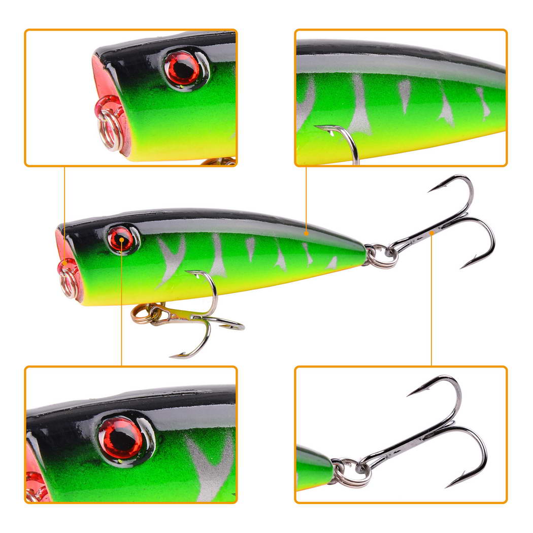 5pcs 9g 7cm Popper Fishing Lur - Fishing Lure Popper 리뷰 및 가격