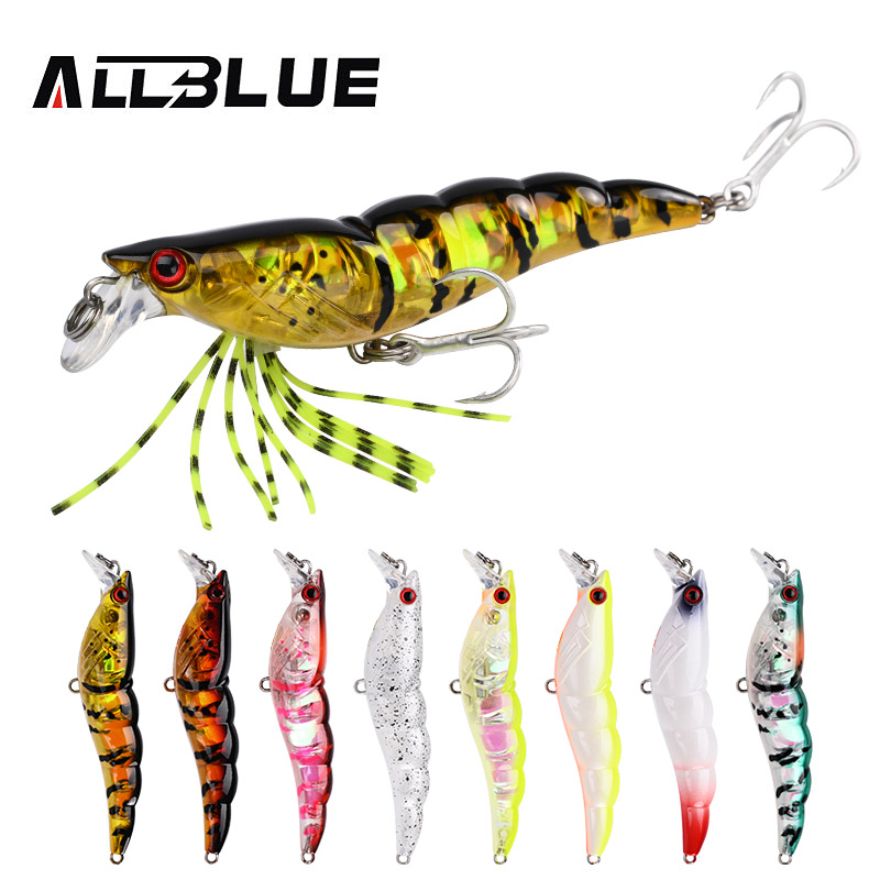 ALLBLUE 3D Flash Shrimp 70mm 7 - Fishing Lure Swimbait 리뷰 및 가격