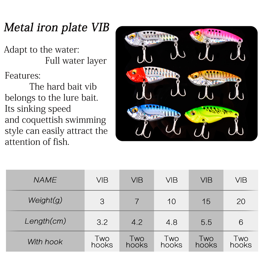 6pc/lot  7/10/15/20G Hard Meta - Fishing Lure Blade Bait 리뷰 및 가격