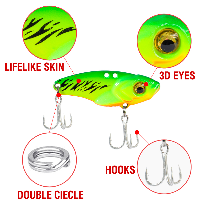 6PCS Metal VIB Lure 5g 7g 10g  - Fishing Lure Swimbait 리뷰 및 가격