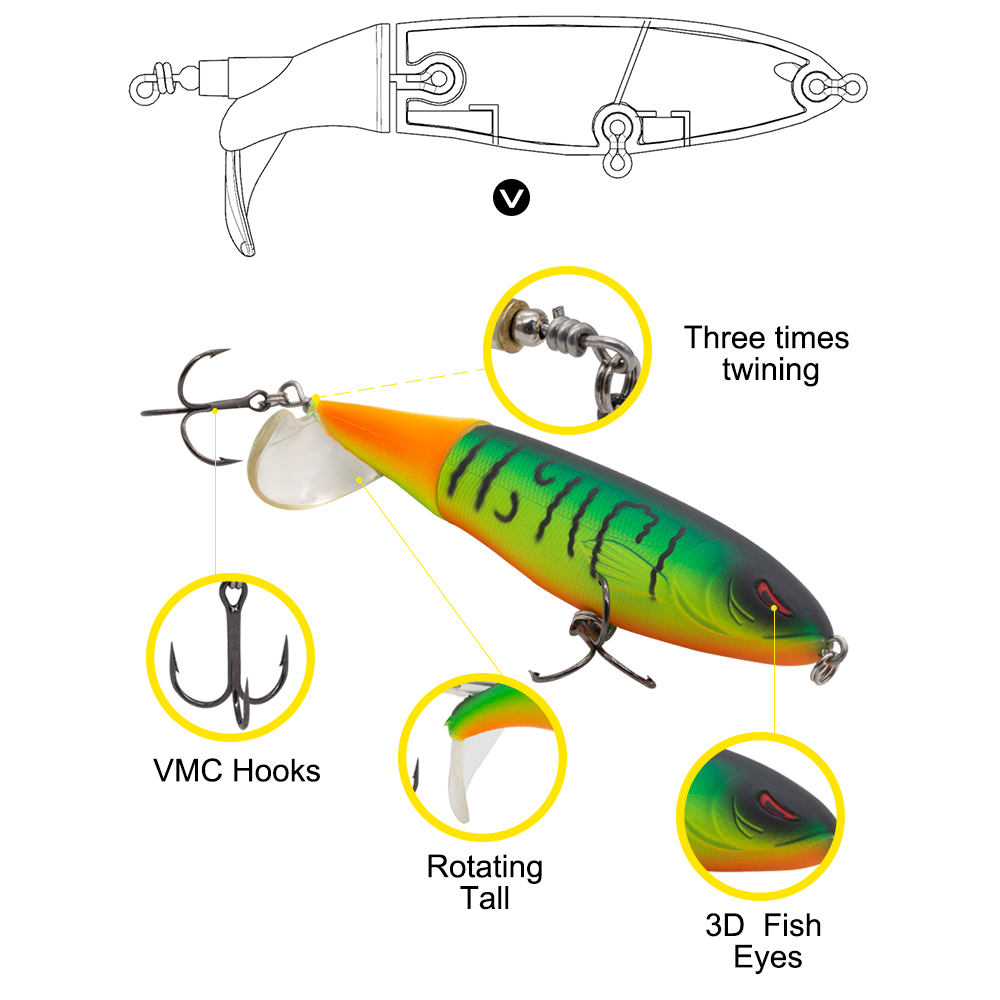 Hunthouse Whopper Plopper Hard - Fishing Lure Popper 리뷰 및 가격