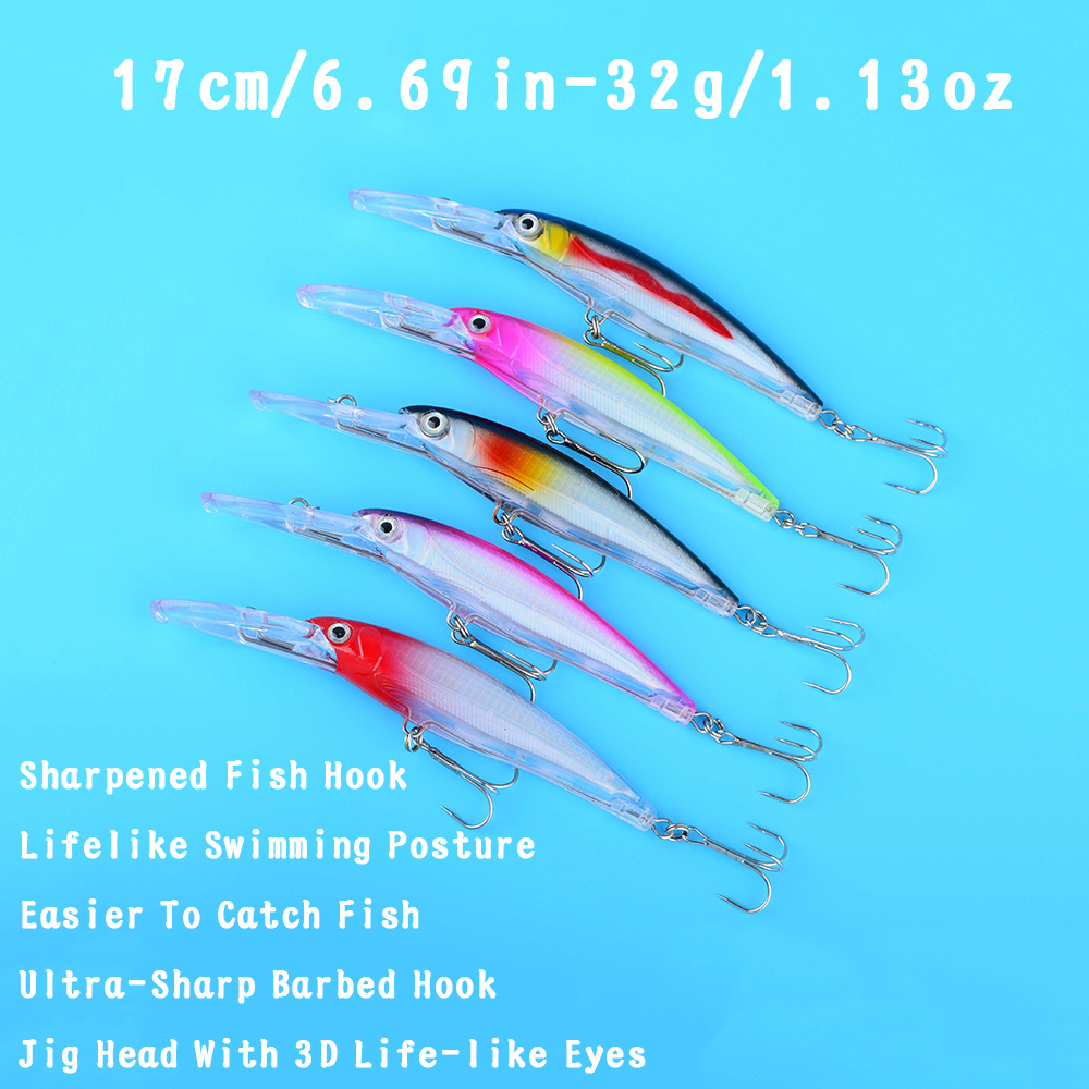 1pc 17cm 32g Deep Diving Large - Fishing Lure Crankbait 리뷰 및 가격