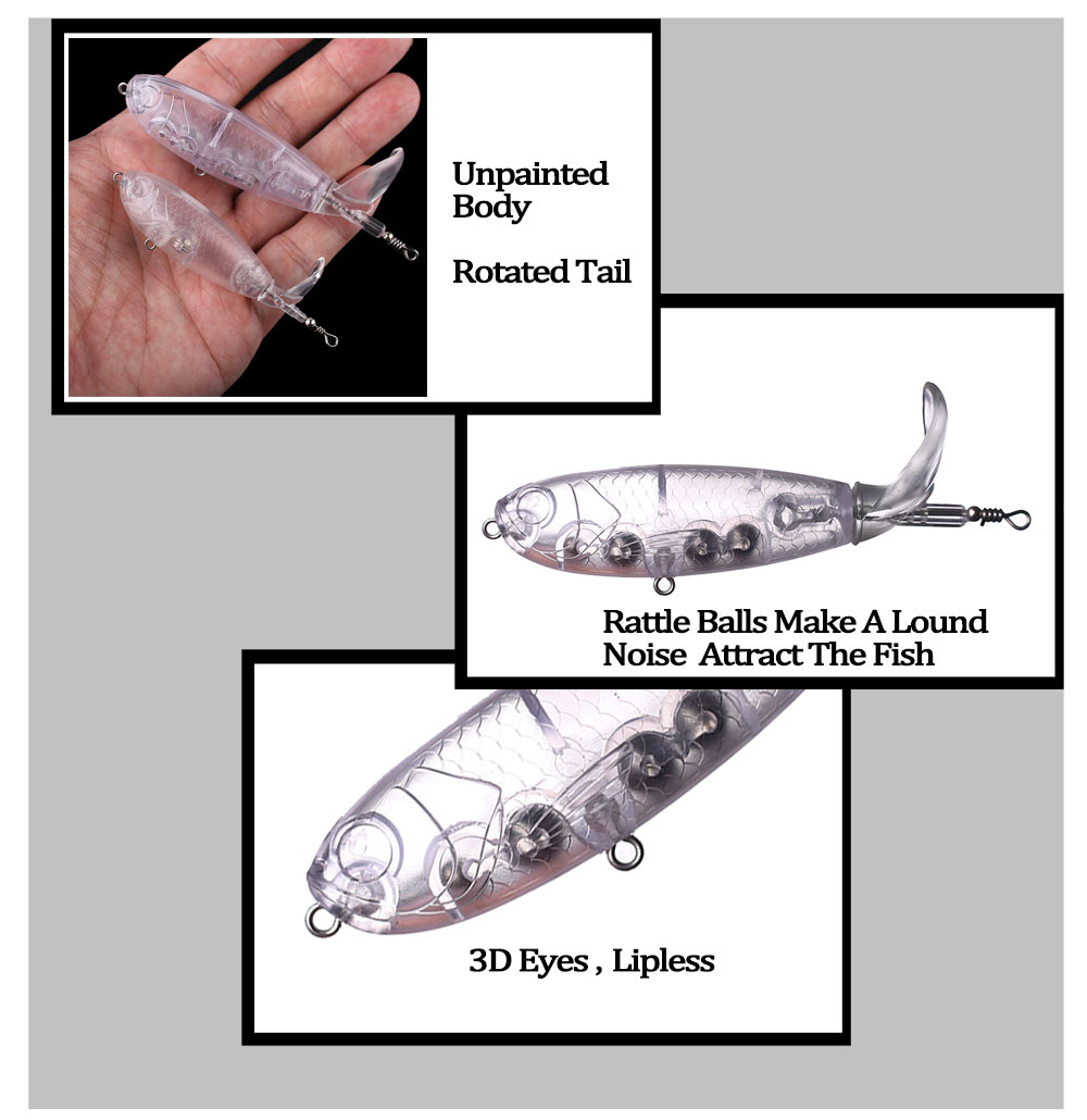Chan’sHuang 20PCS Unpainted Bl - Fishing Lure Popper 리뷰 및 가격