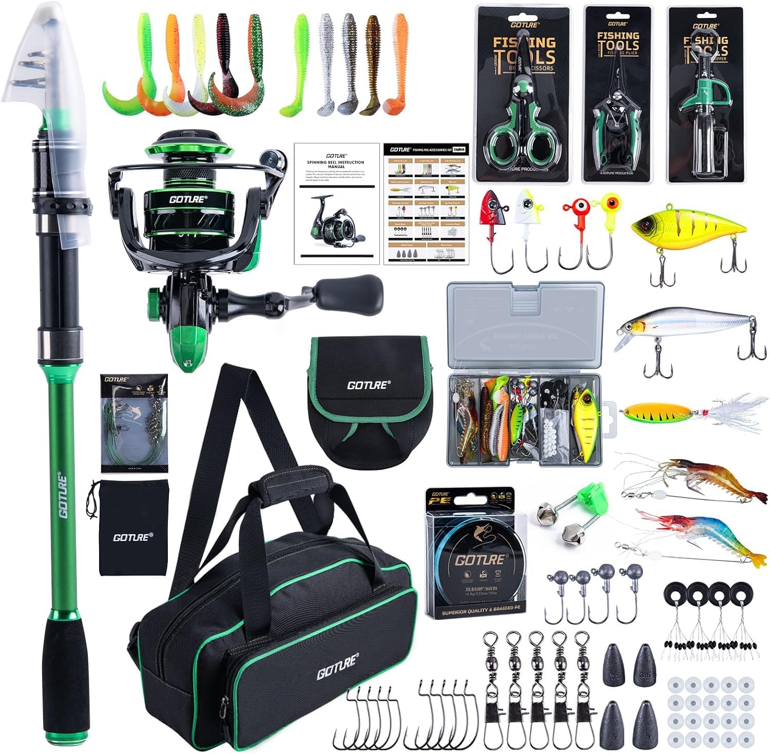 Goture 1.8M-2.7M Carbon Telesc - Fishing Lure Making Kit 리뷰 및 가격
