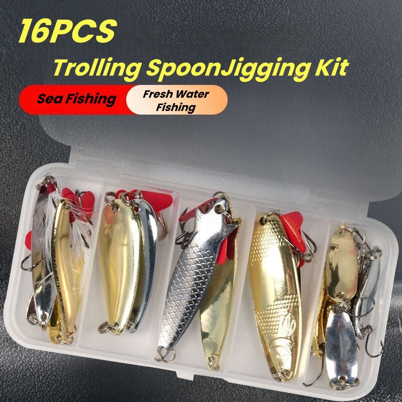 Fishing Lure Kit 16 Pcs Sets T - Fishing Lure Topwater 리뷰 및 가격