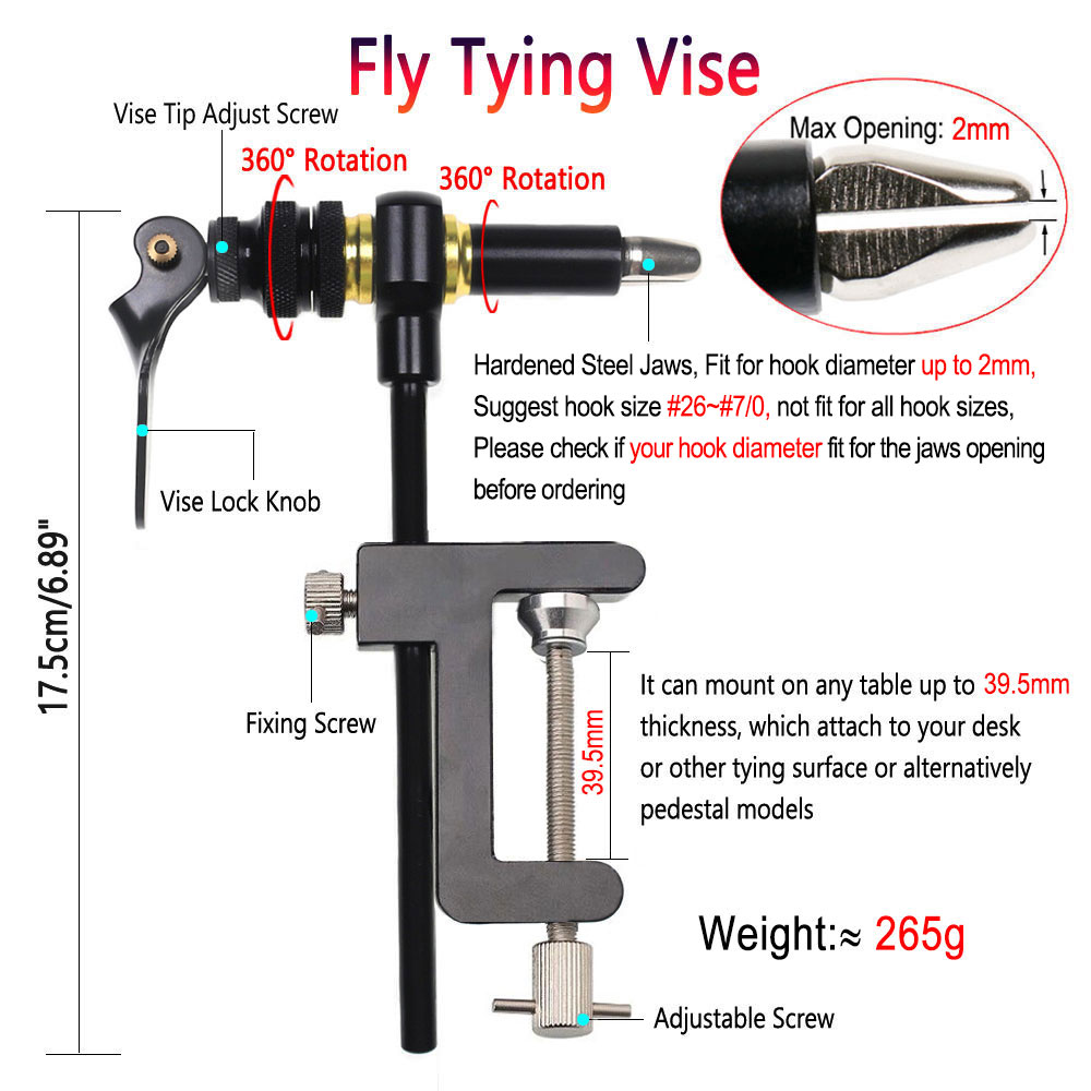 Bimoo 360° Rotation C-Clamp Fl - Fishing Lure Making Kit 리뷰 및 가격