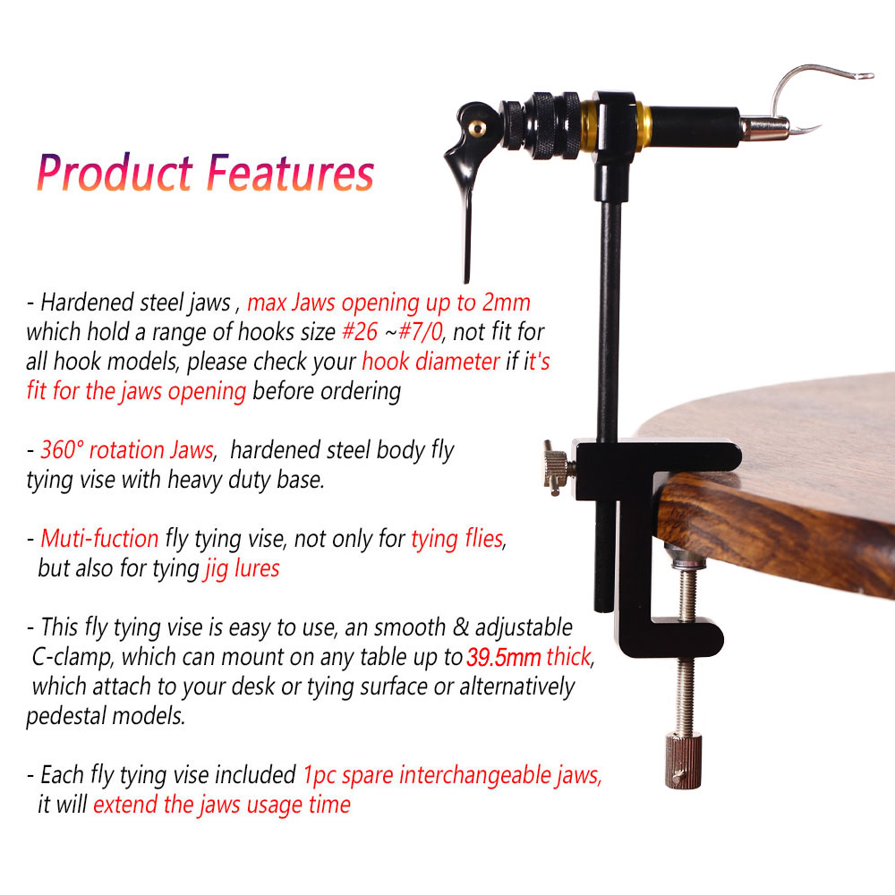 Bimoo 360° Rotation C-Clamp Fl - Fishing Lure Making Kit 리뷰 및 가격