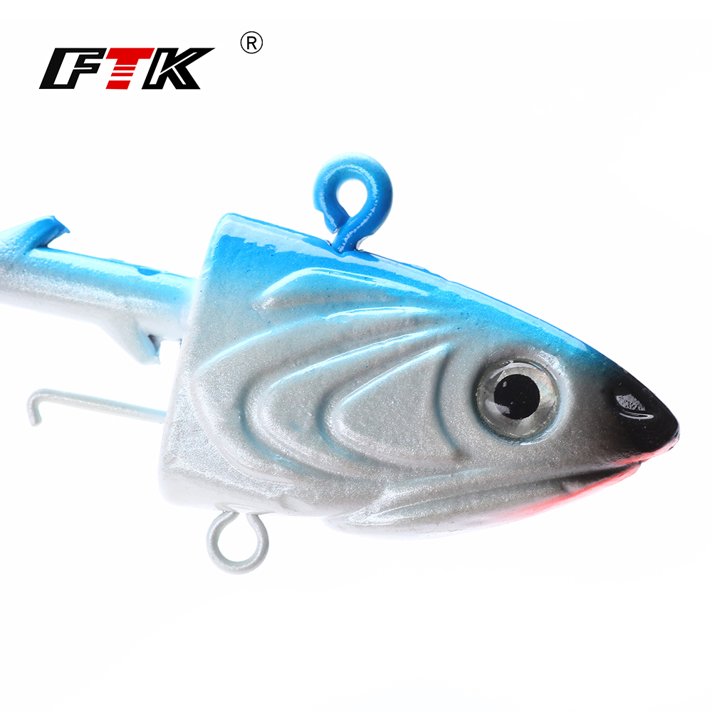 FTK 2PCS Jig Head Fishing Hook - Fishing Lure Soft Plastic 리뷰 및 가격