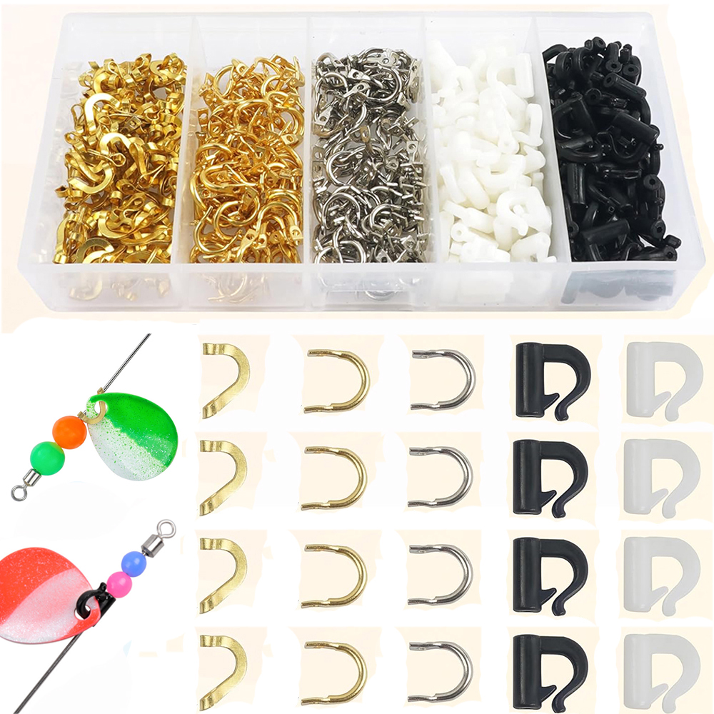 300Pcs Fishing Spinner Clevis  - Fishing Lure Blade Bait 리뷰 및 가격