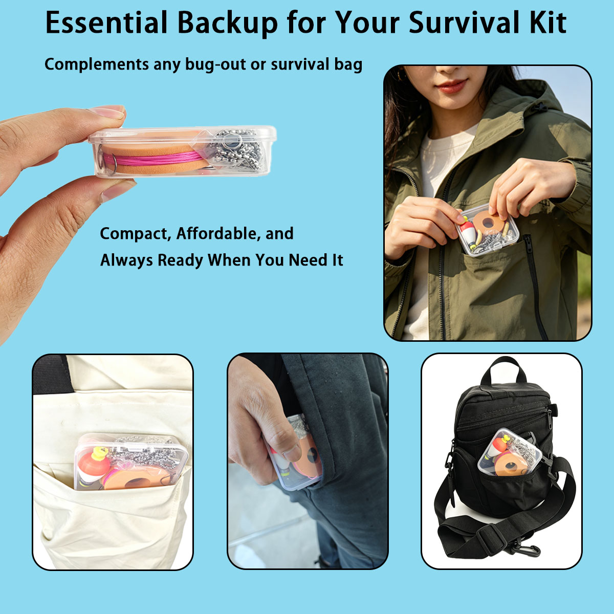 Portable Emergency Fishing Gea - Fishing Lure Box 리뷰 및 가격