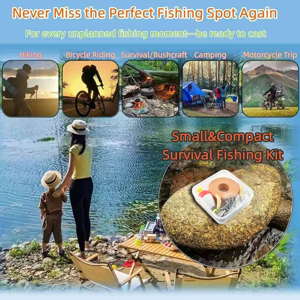 Portable Emergency Fishing Gea - Fishing Lure Box 리뷰 및 가격
