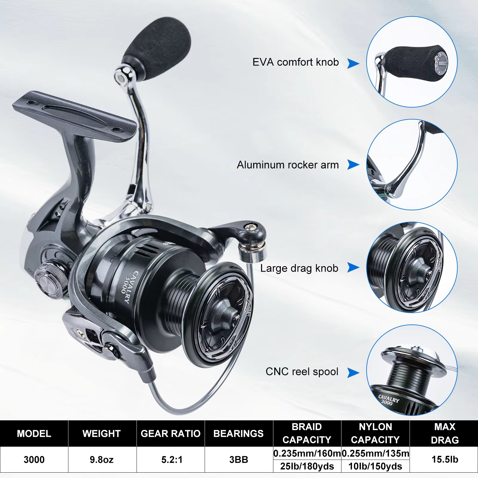 Goture Fishing Telescopic Rod  - Fishing Lure Spinner 리뷰 및 가격