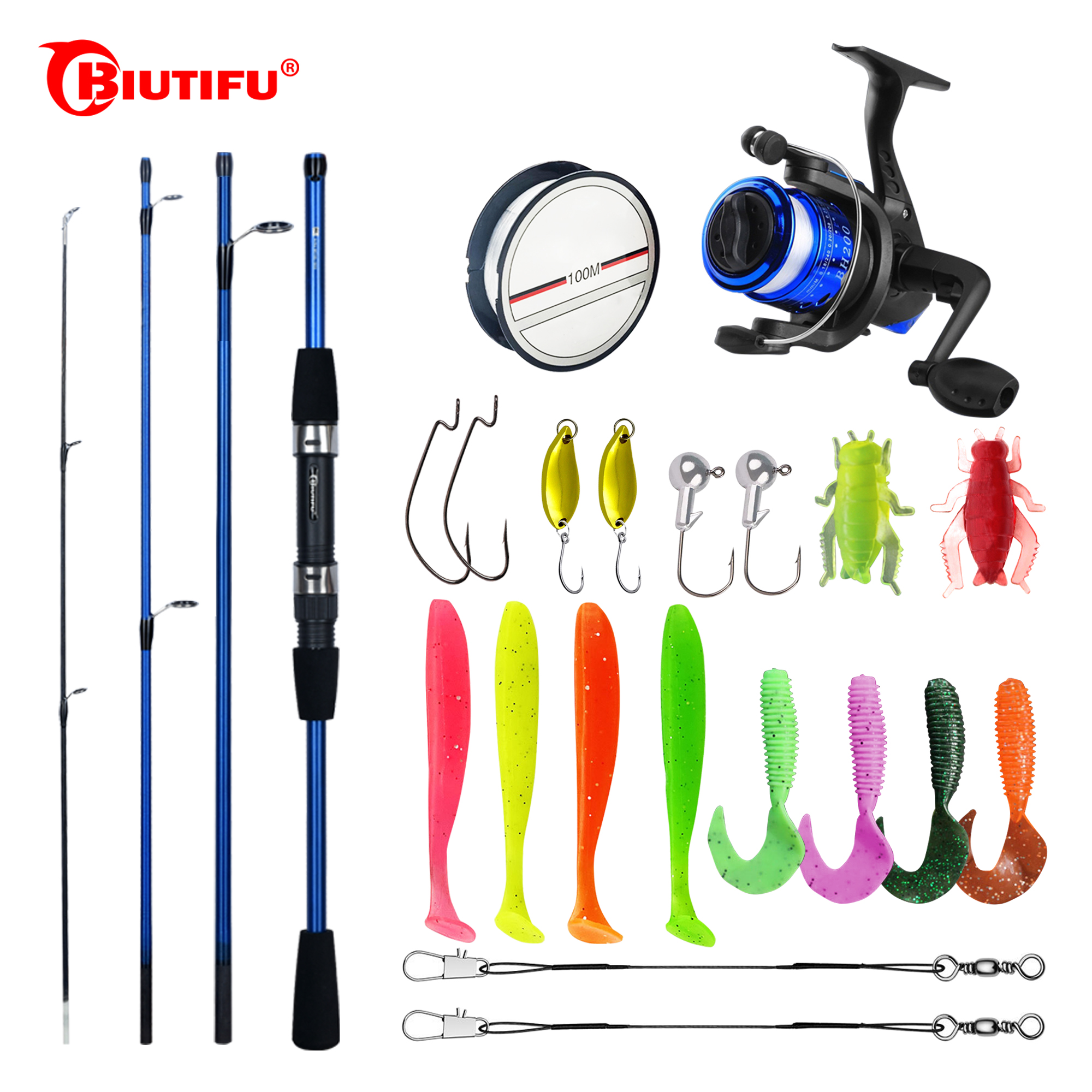 BIUTIFU Spinning Fishing Rod S - Fishing Lure Spinnerbait 리뷰 및 가격