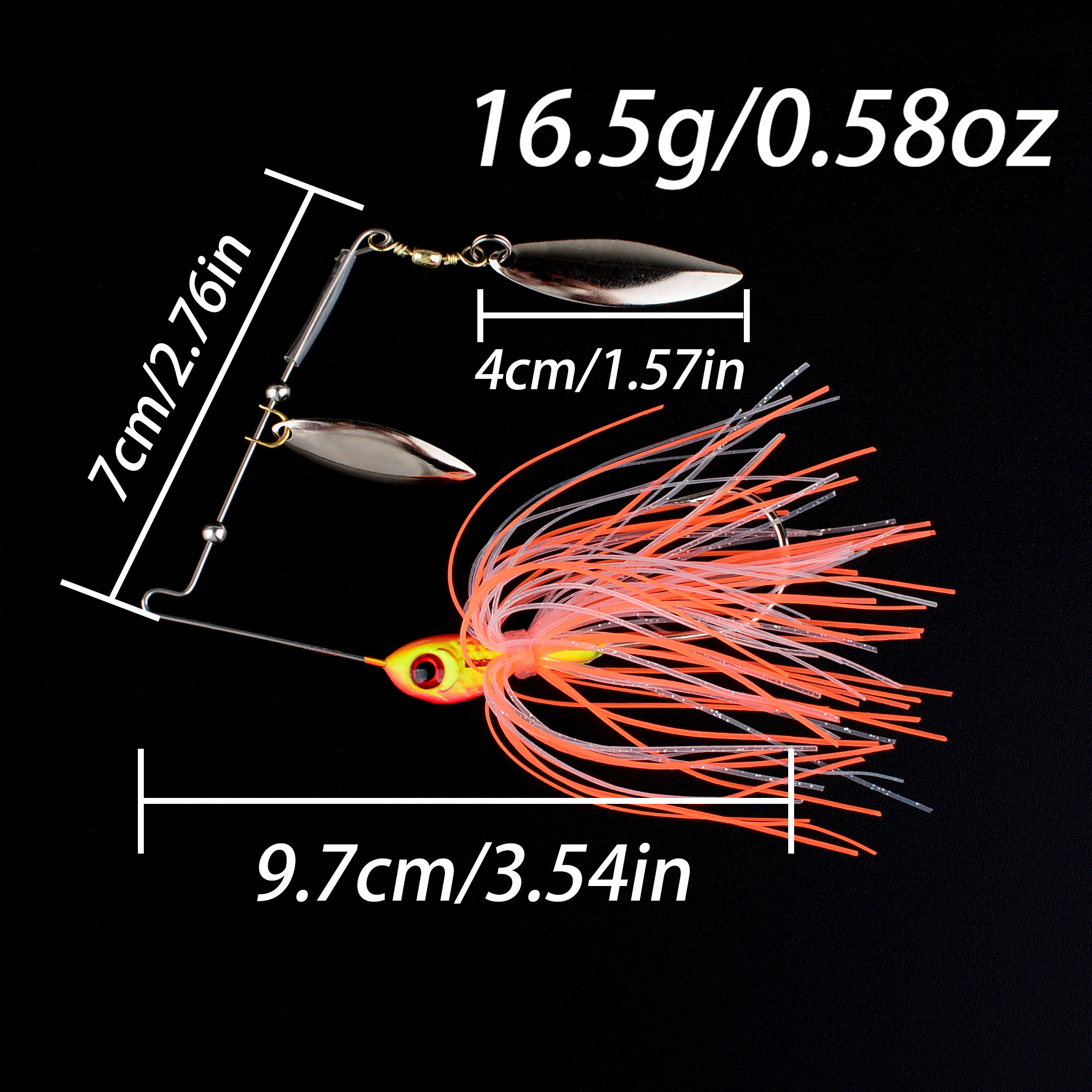 1PC 16.5G/21G spinner bait fis - Fishing Lure Blade Bait 리뷰 및 가격