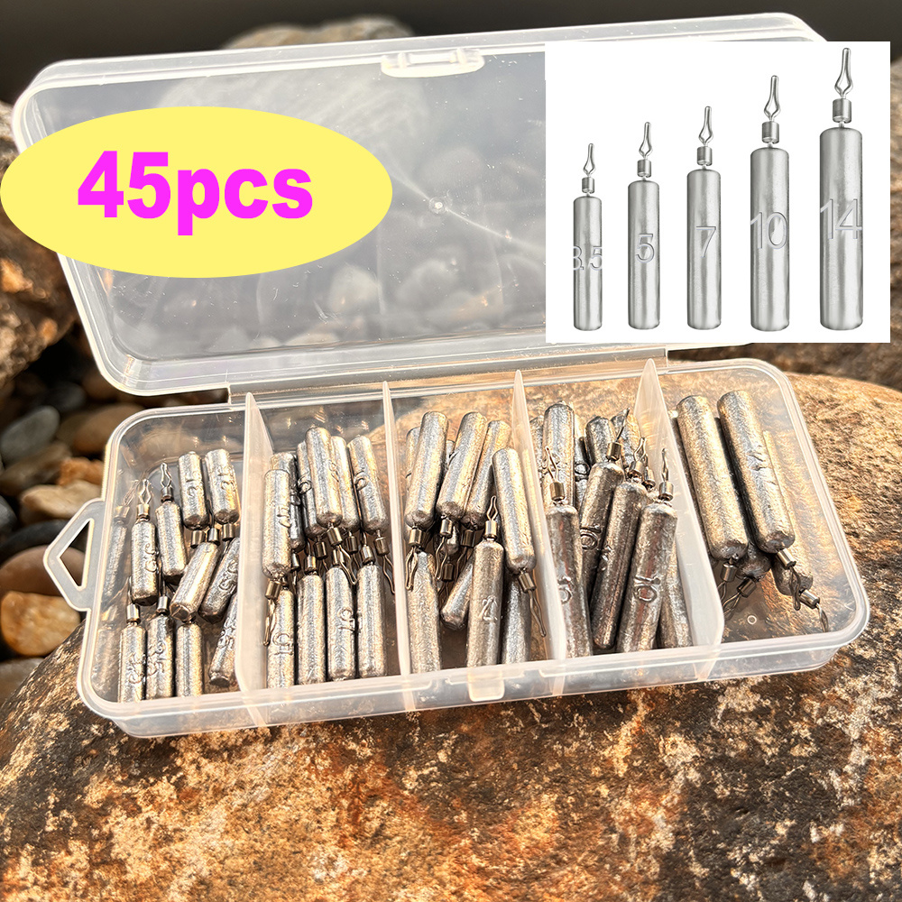 45pcs/box Fishing Weight 3.5g  - Fishing Lure Box 리뷰 및 가격