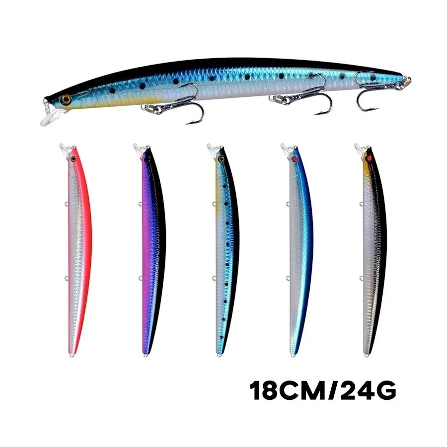 Laser Minnow Fishing Lure 18cm - Fishing Lure Crankbait 리뷰 및 가격