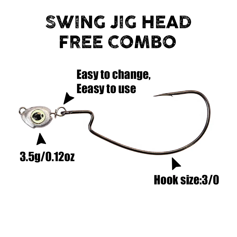 B&U Swing Jig Head Cheburashka - Fishing Lure Jig 리뷰 및 가격