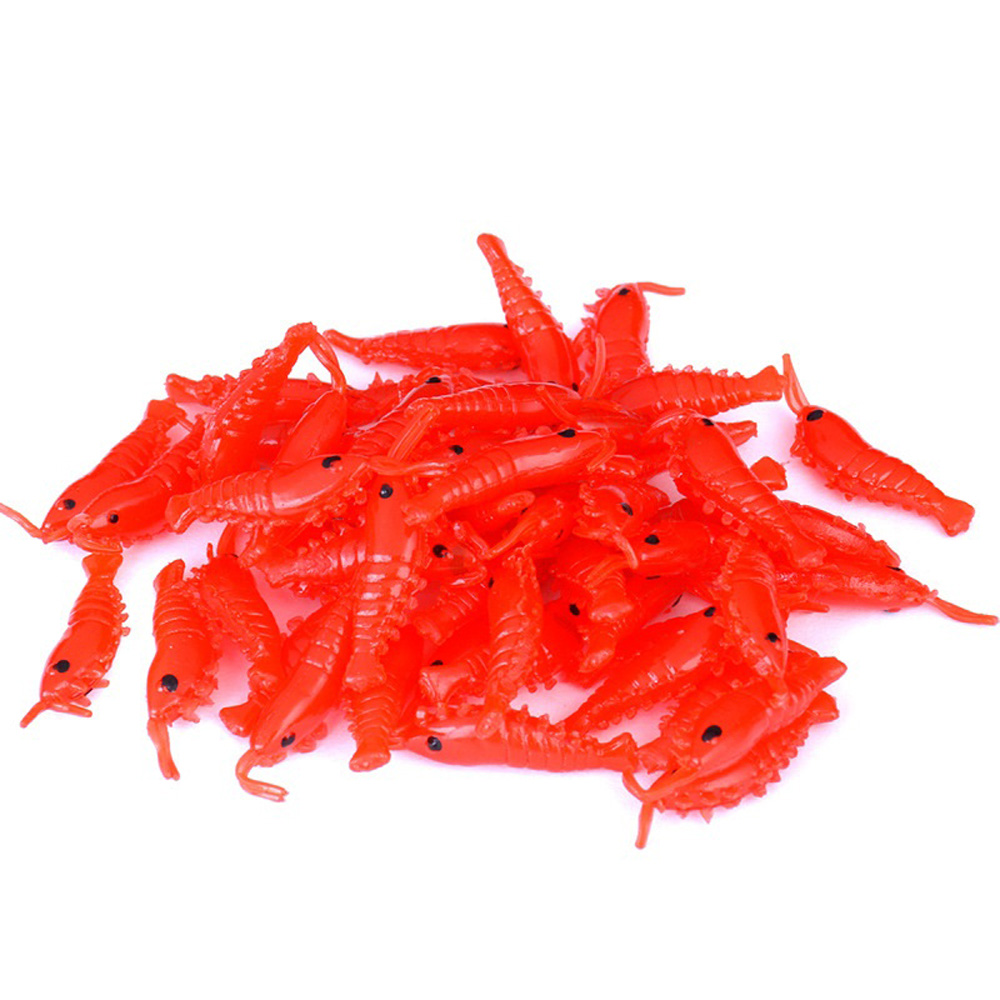 10-50pcs/lot Shrimp Bait Soft  - Fishing Lure Soft Plastic 리뷰 및 가격